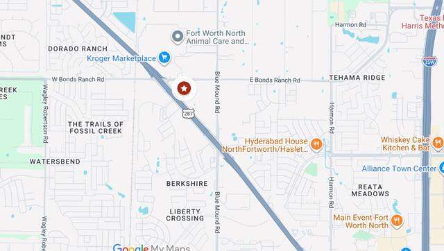 This map shows the site of about 22 acres owned by H-E-B on the southeastern corner of East Bonds Ranch Road and U.S. 287 in far north Fort Worth.